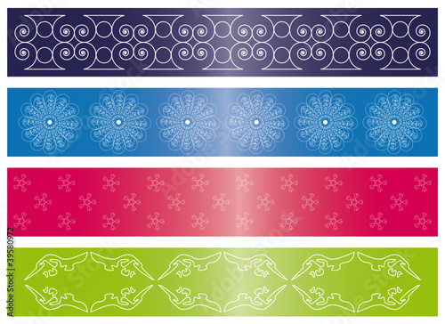 4 frises - motif