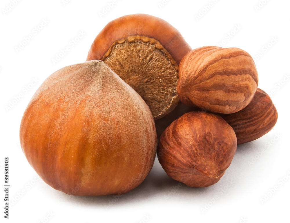 hazelnuts pile hazelnuts pile