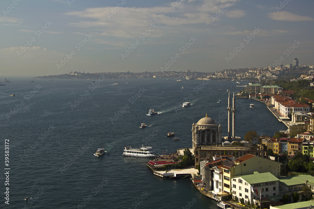 A Scene of Istanbul Bosphorus