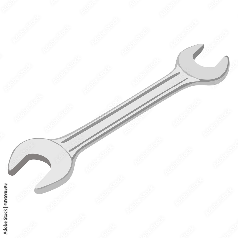 Vector hand wrench tool Vector hand wrench tool