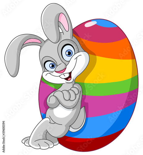 Bunny with easter egg