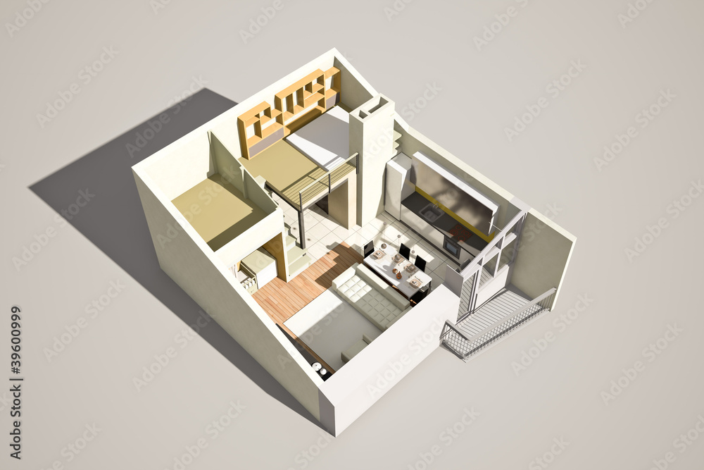 Fototapeta premium loft interior