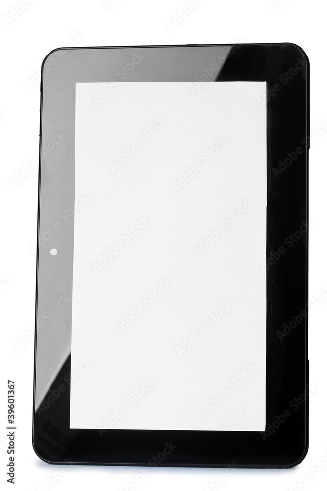 Tablet isolated on white Tablet isolated on white