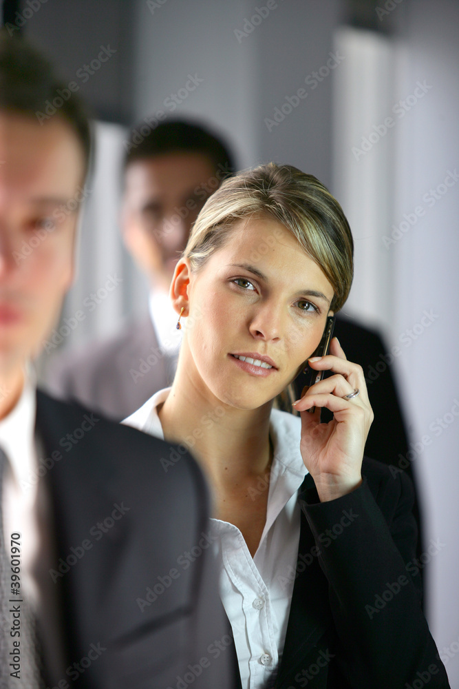 Businesswoman on a phone Businesswoman on a phone