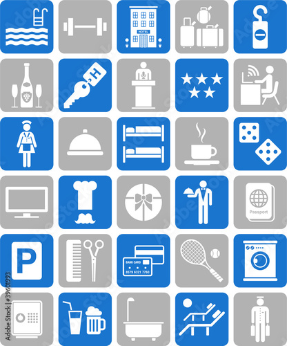Hotel icons