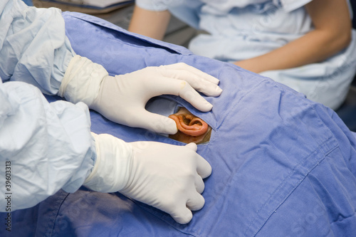 Surgeon Performing Surgery