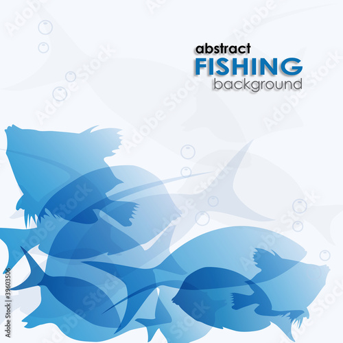 Abstract Fishing Background