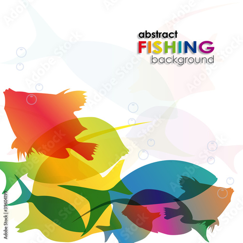 Abstract Fishing Background