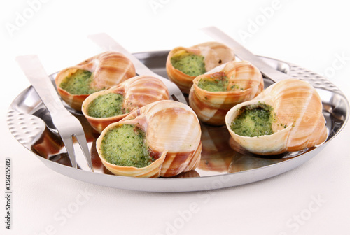 Fototapeta Naklejka Na Ścianę i Meble -  bourgogne snails