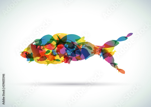 Abstract Fishing Background