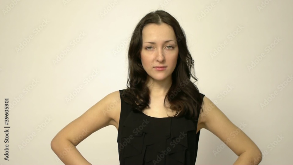 Sexy woman looking, posing and smiling Sexy woman looking, posing and smiling