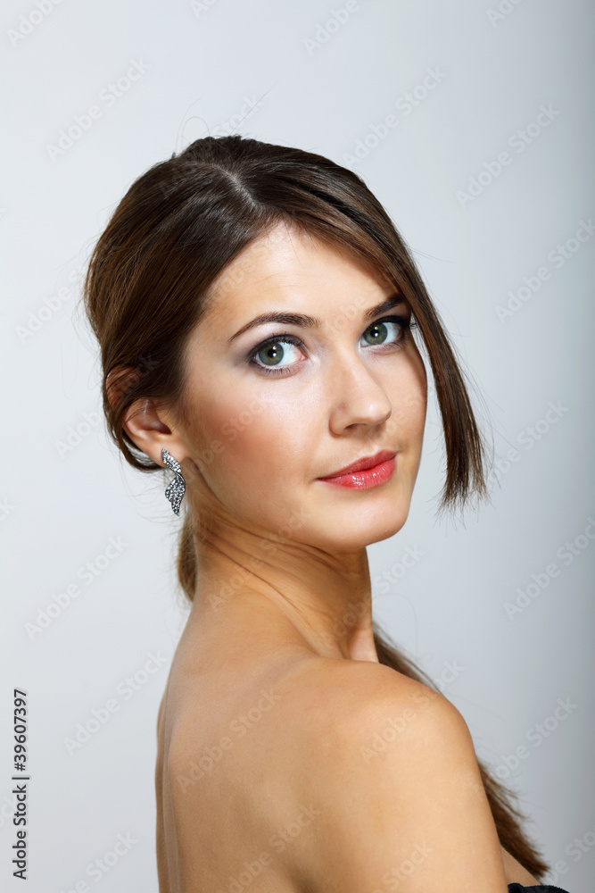 Portrait of beautiful young woman Portrait of beautiful young woman