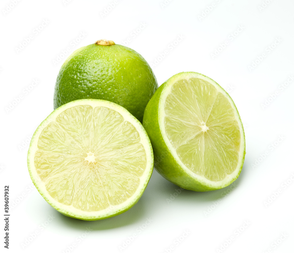 limes on white limes on white