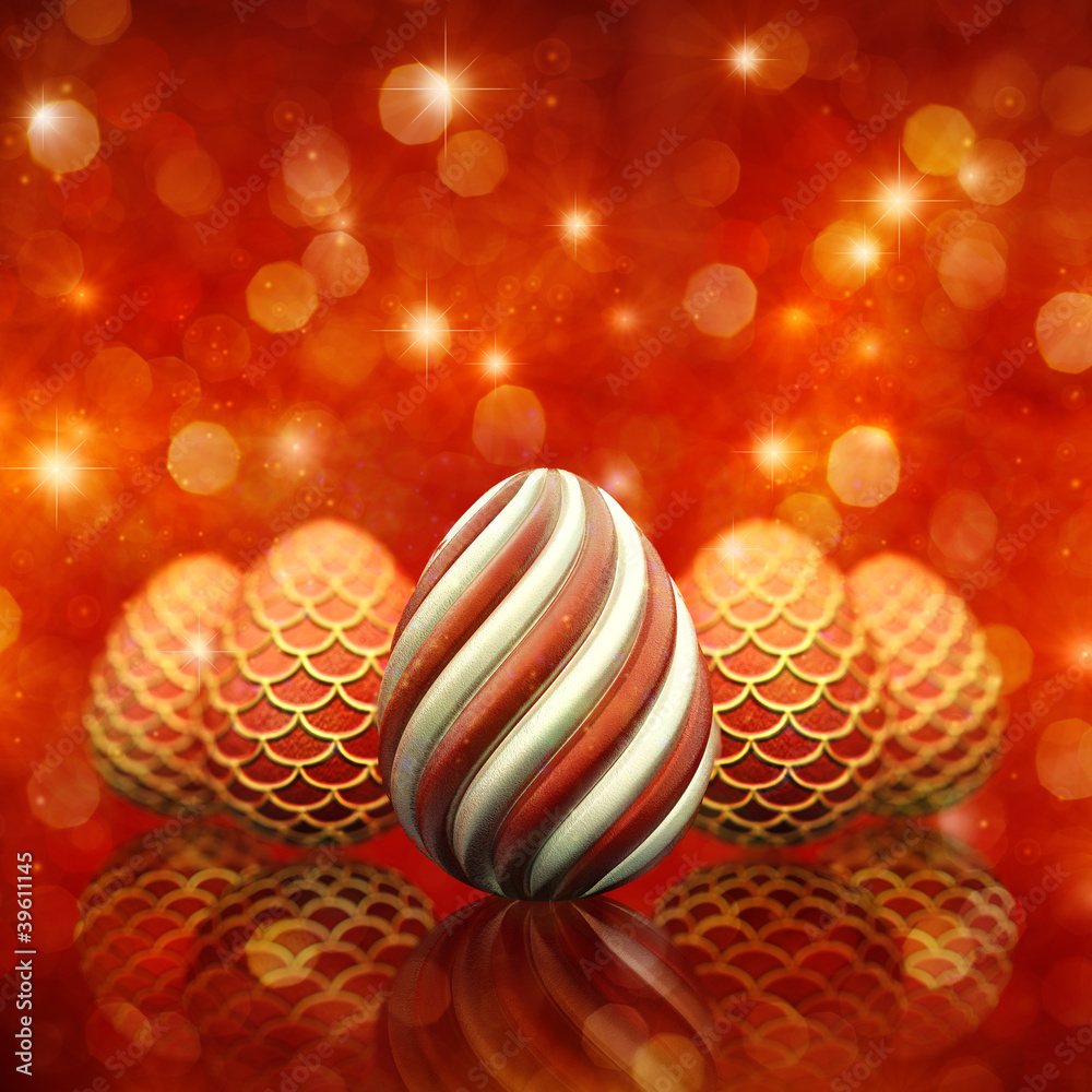 Fototapeta premium Easter candy , decorative eggs