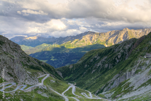 Obraz na płótnie Gotthard mountain pass, Switzerland w salonie