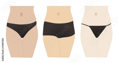 lingerie de femme ,slip : boxer, string, brésilien