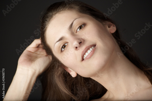 Close up beauty portrait