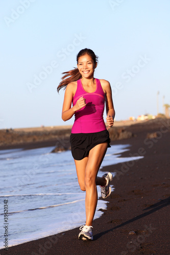 Fitness sport woman running