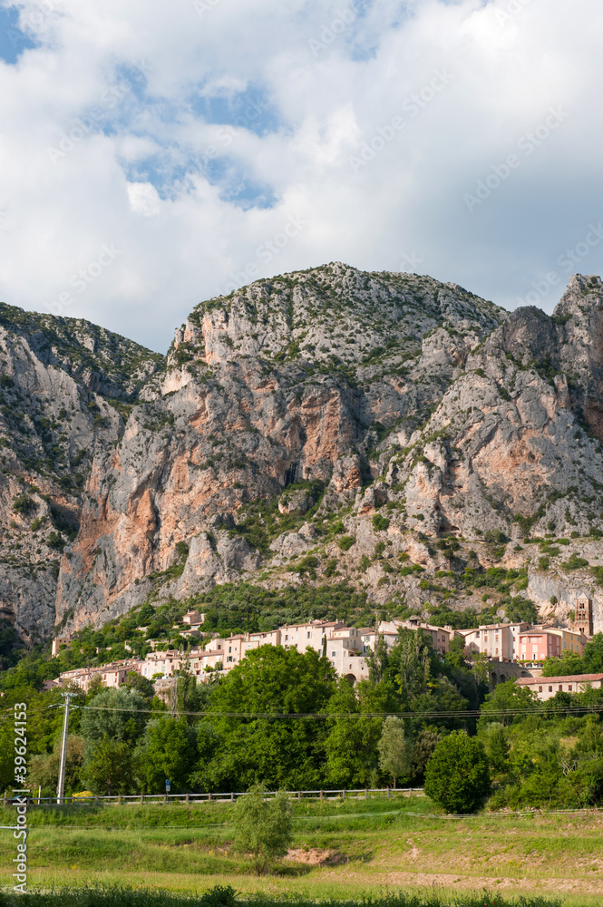 Moustiers Saint Marie in France