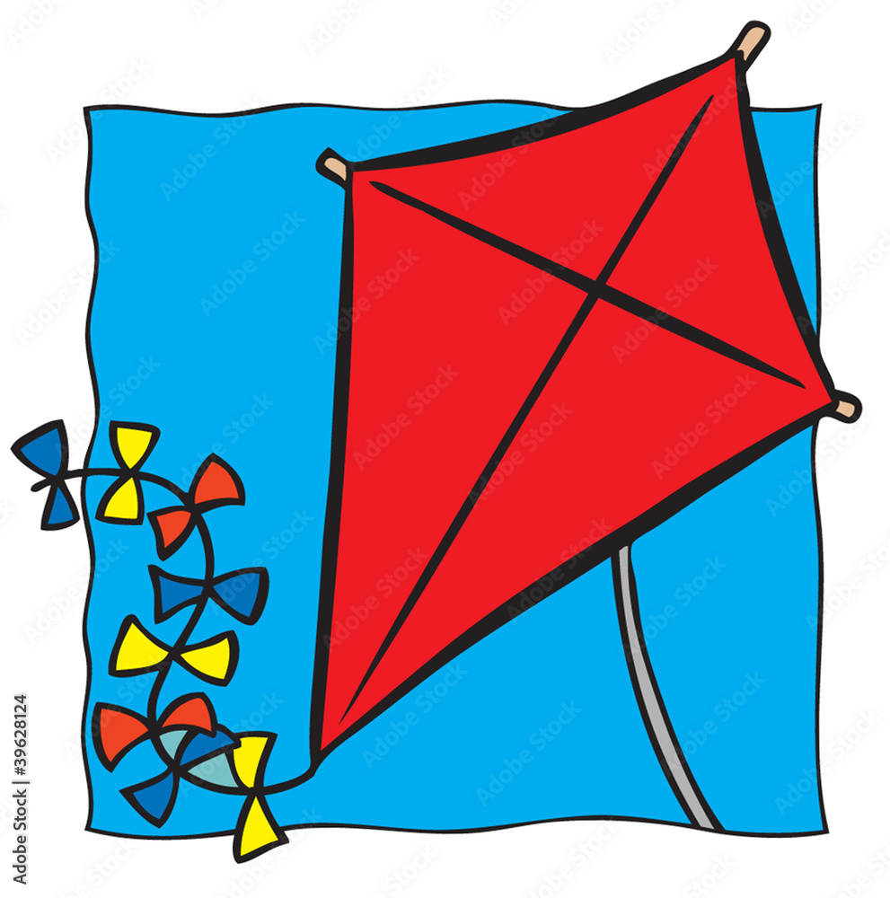 red kite Stock Vector | Adobe Stock