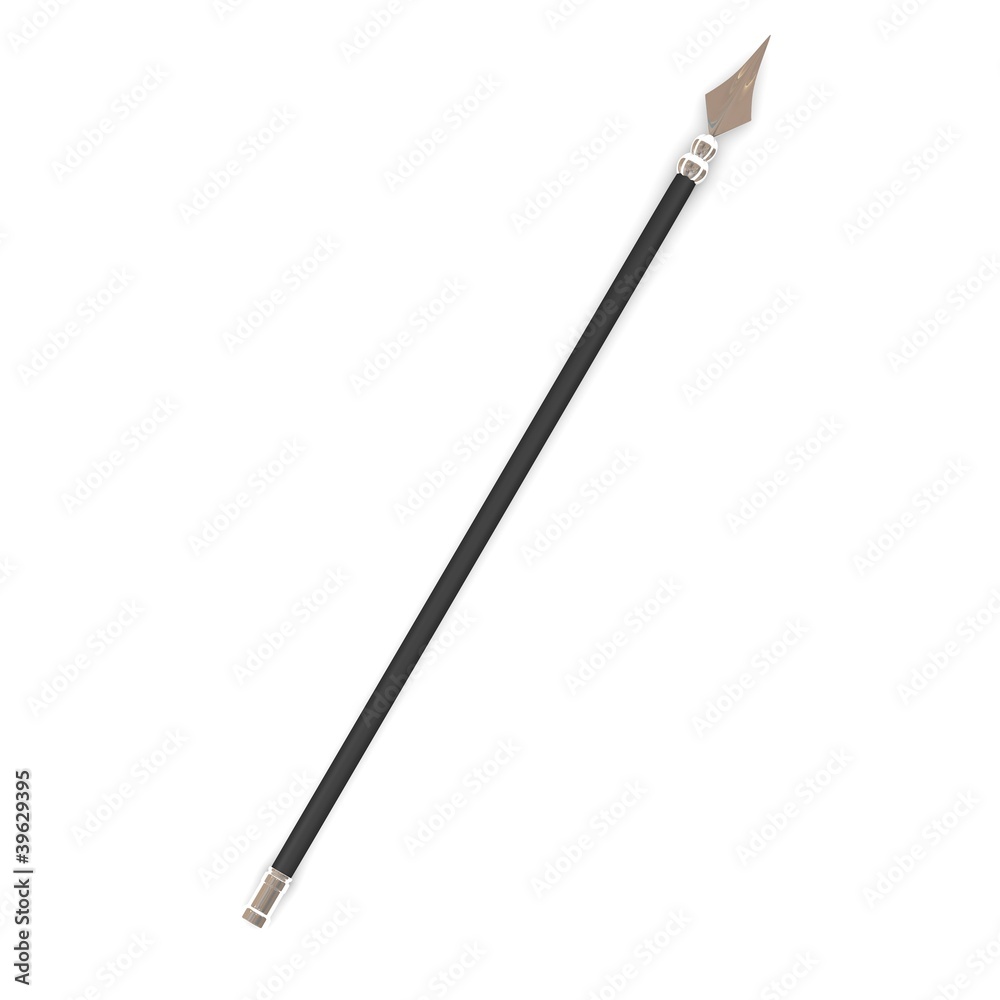 3d render of war spear 3d render of war spear