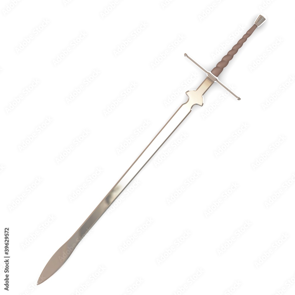 3d render of classic sword 3d render of classic sword