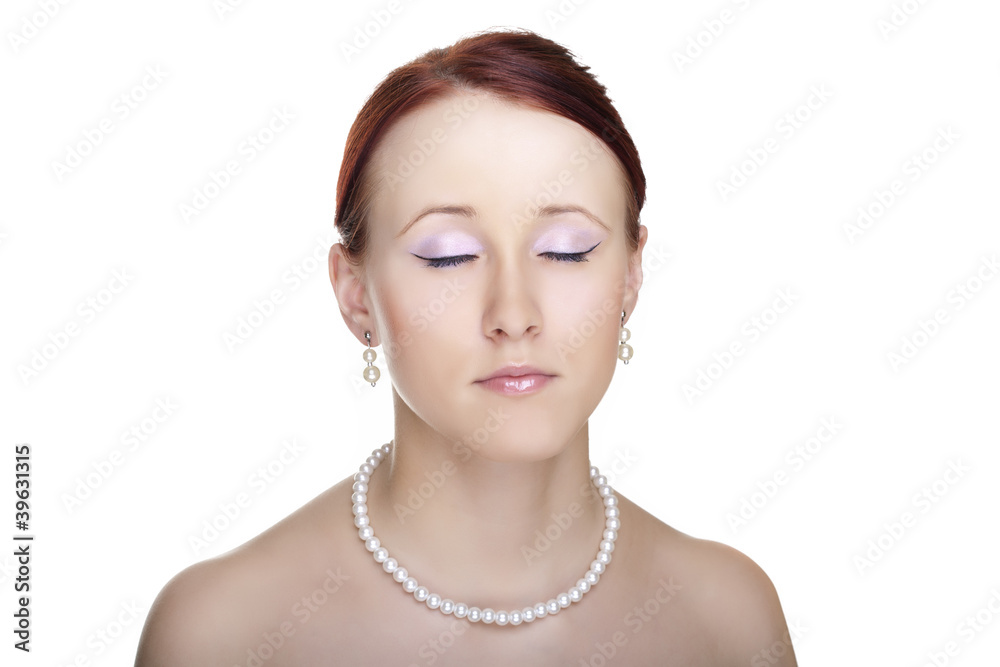 Young woman glamour portrait