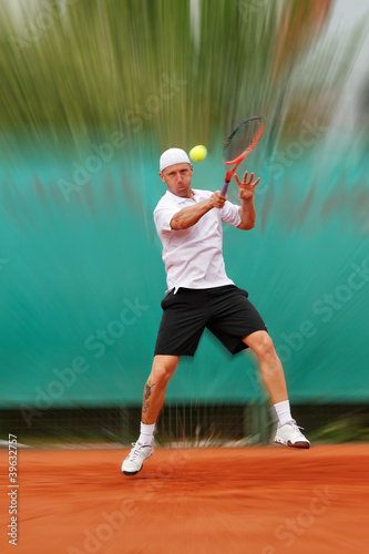 Tennisspieler © Frank Waßerführer