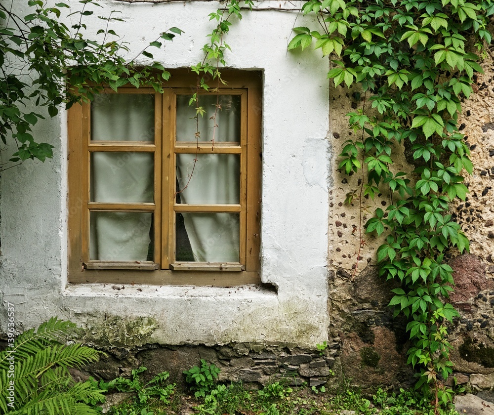 Window in an old house.