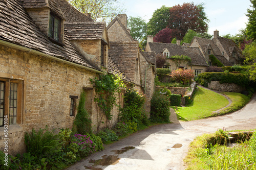 Traditional Cotswold cottages in England. Bibury , UK. #39639104