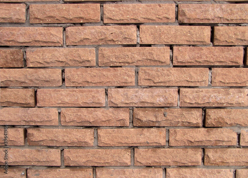 brick red wall