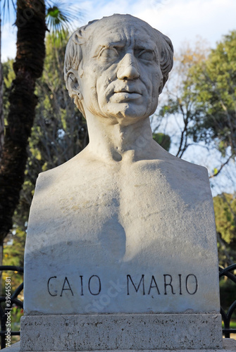 Rome Gaio Mario statue at Borghese villa