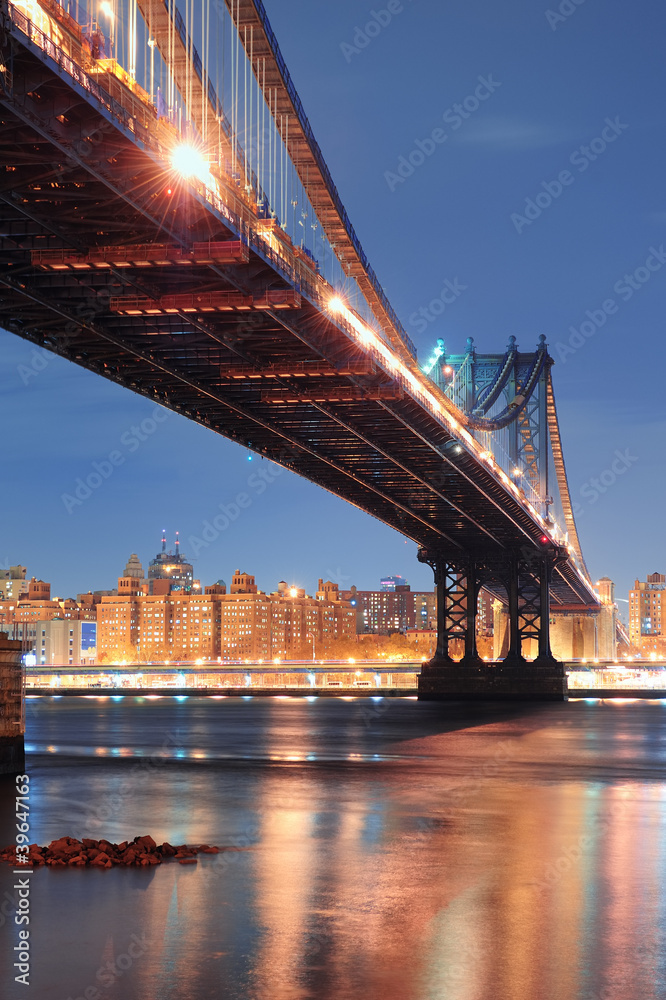 Obraz premium New York City Manhattan Bridge