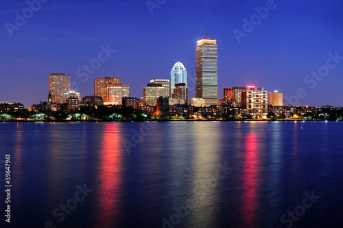 Boston city urban skyscrapers © rabbit75_fot
