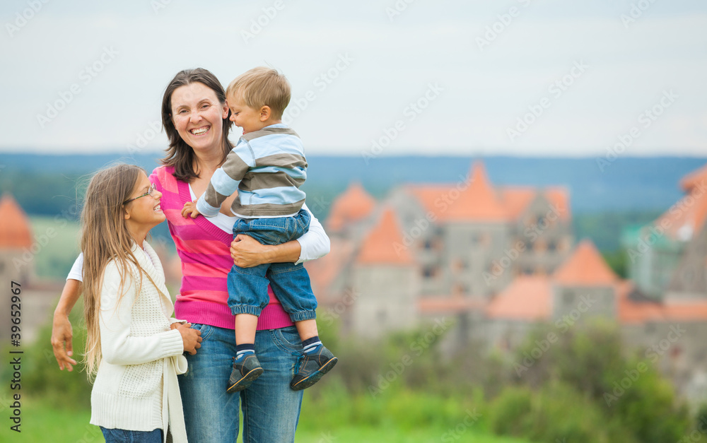 Happy travelers