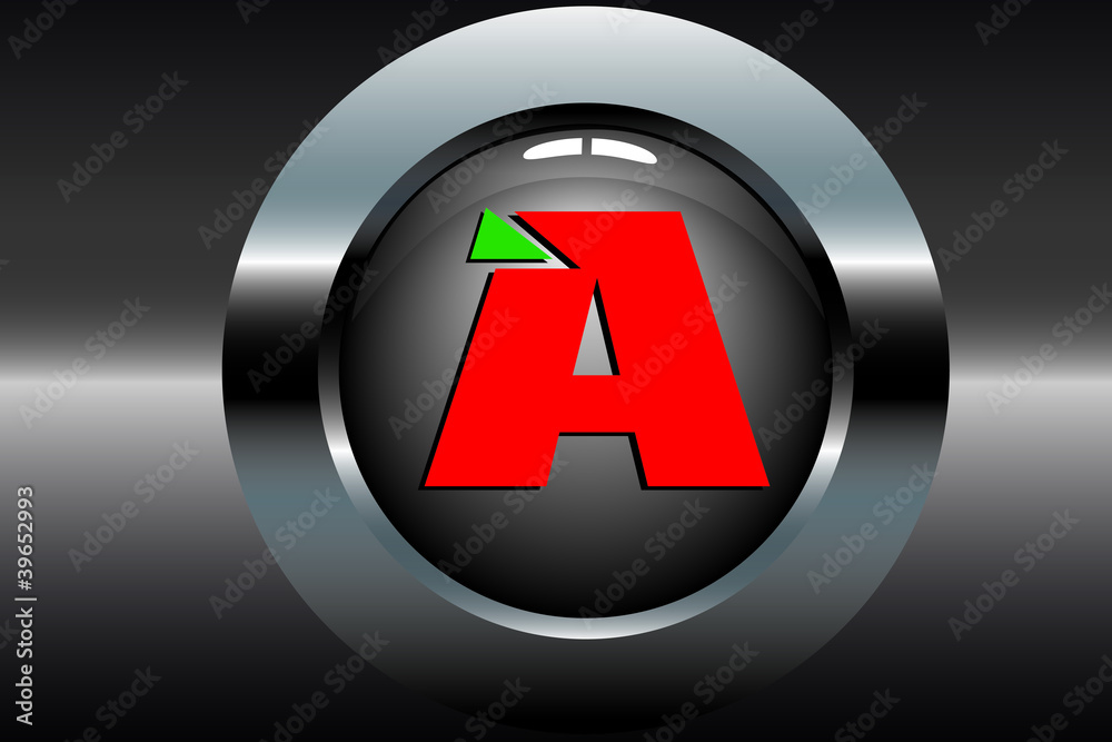 Obraz premium Blackbutton A rot