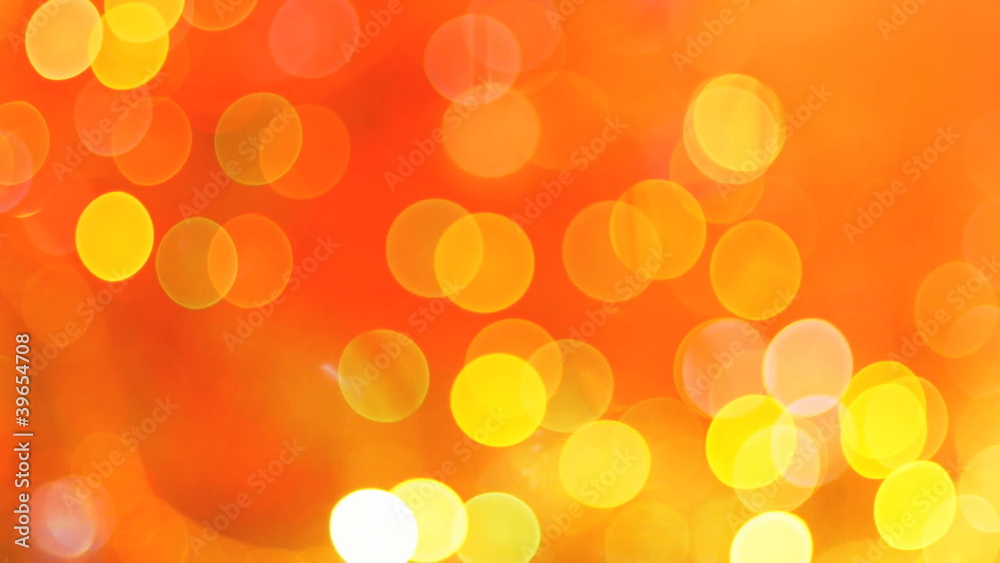 Electric light garland out of focus Electric light garland out of focus