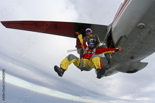 Fototapeta Naklejka Na Ścianę i Meble -  Skydiving photo