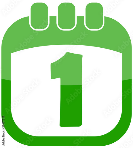 Icon 1 April Calendar