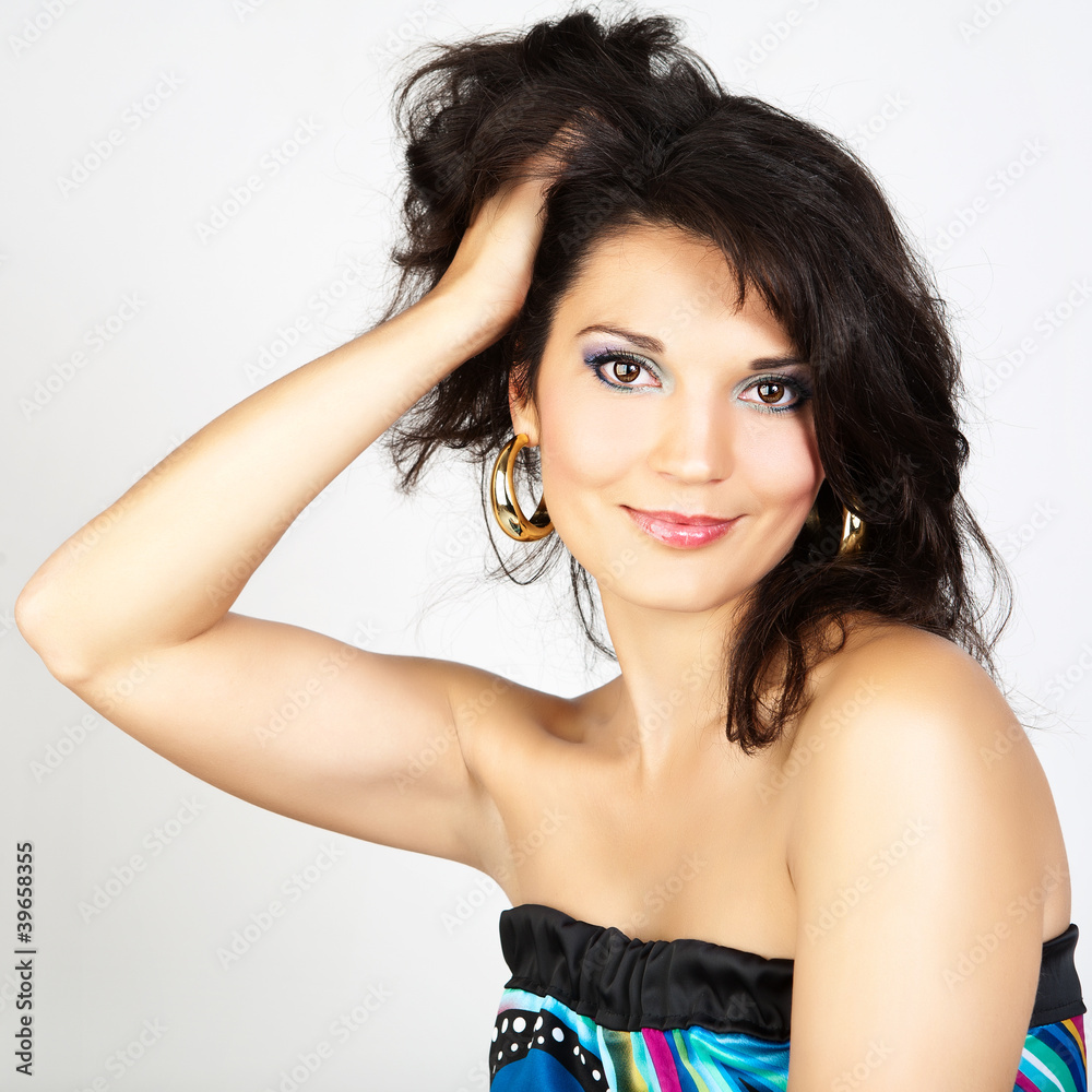 Fototapeta premium Attractive woman portrait.