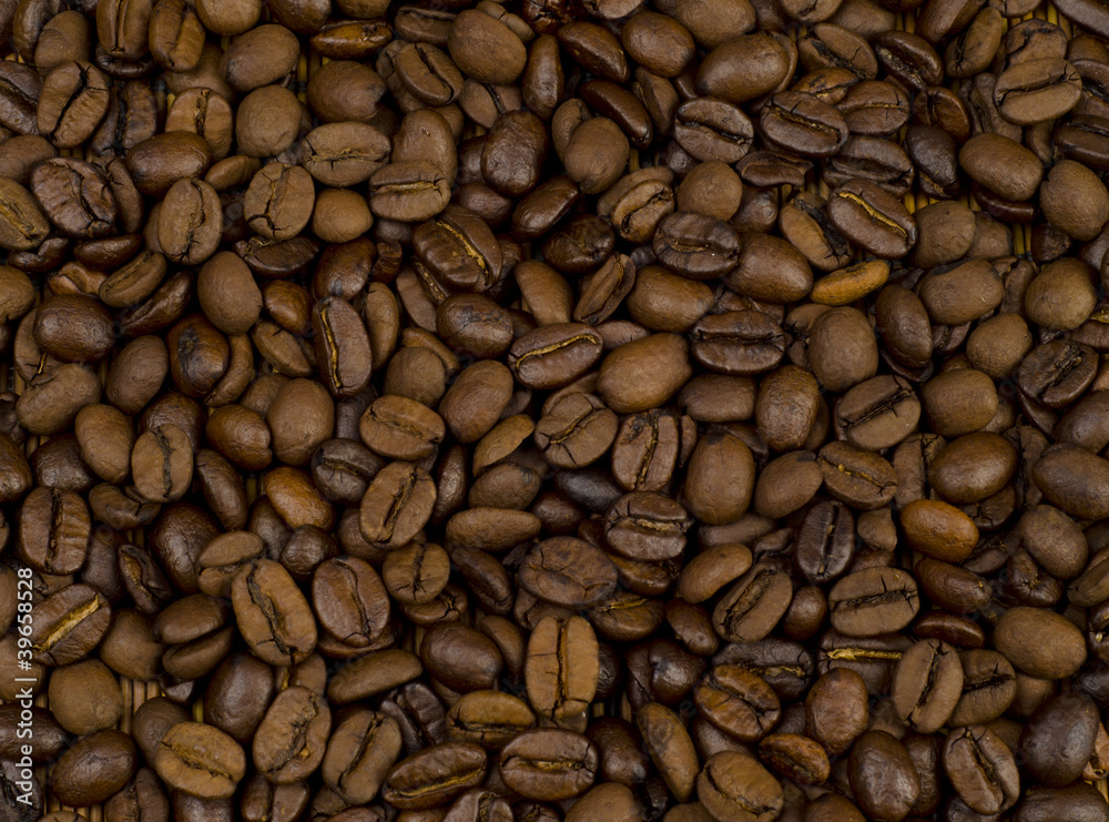 Obraz premium Coffee beans background