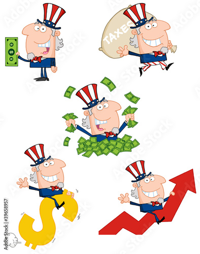 Uncle Sam Cartoon style