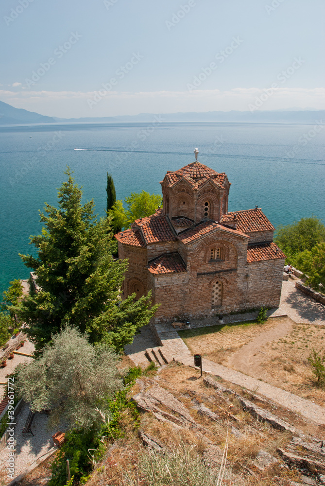 Fototapeta Church of St Jovan Kaneo in Ohrid