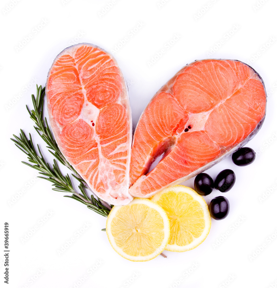 Red salmon fish Red salmon fish