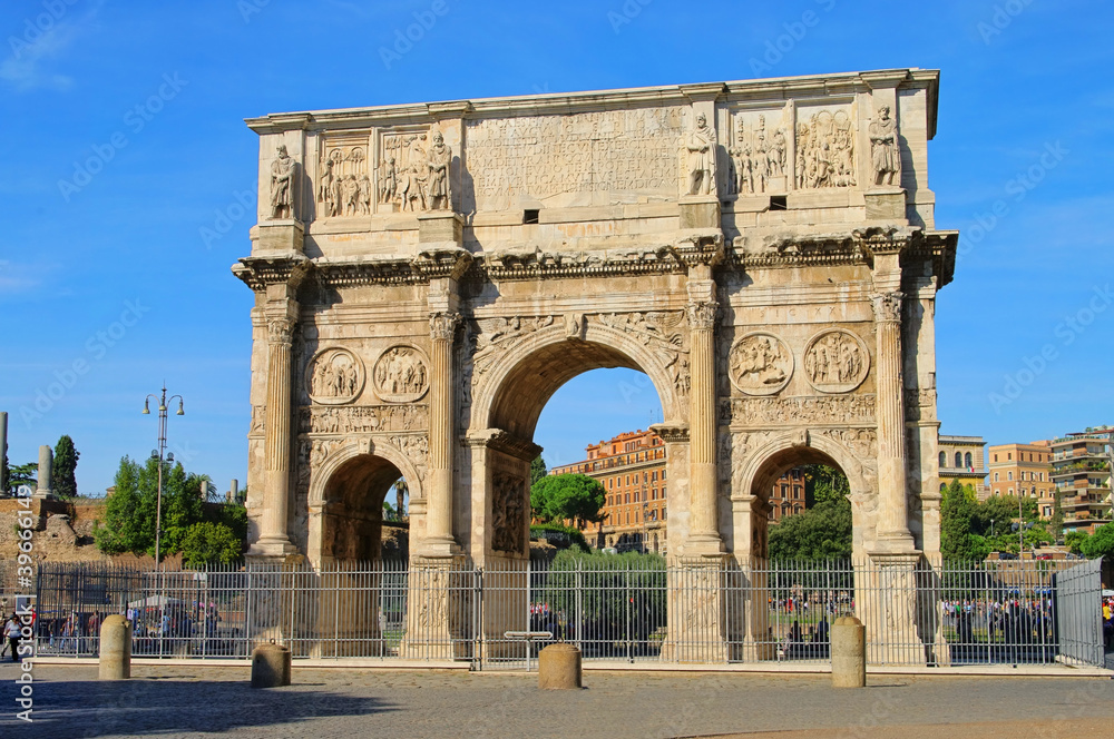 Rom Konstantinsbogen - Rome Arch of Constantine 02