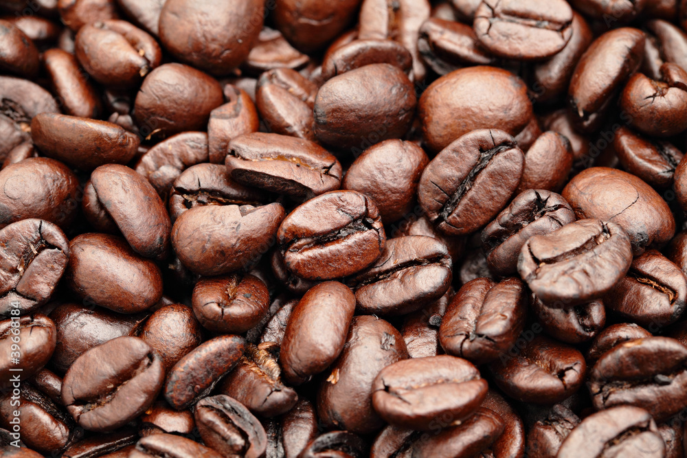 Fototapeta premium roasted coffee beans