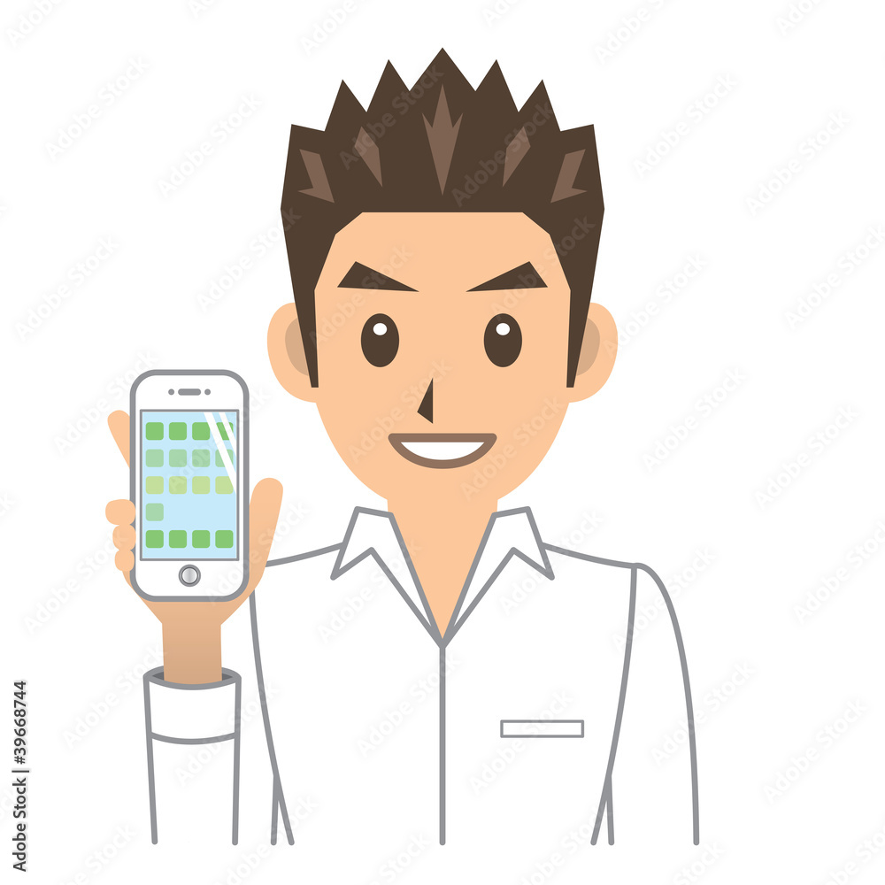 シャツ 男性 B IT スマートフォン シャツ 男性 B IT スマートフォン