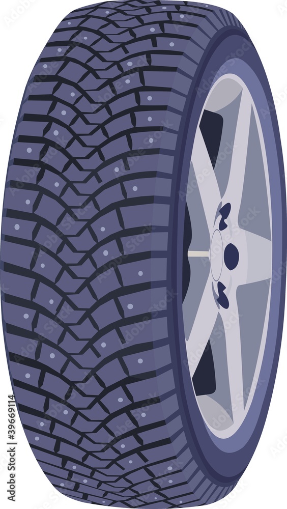 Naklejka premium Wheel