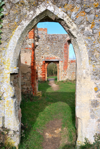 archway of ruined parish church
