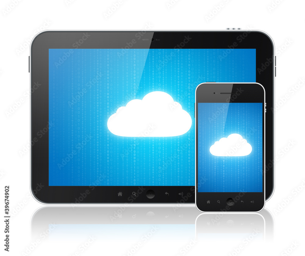 Cloud Computing Connection On Modern Devices Cloud Computing Connection On Modern Devices